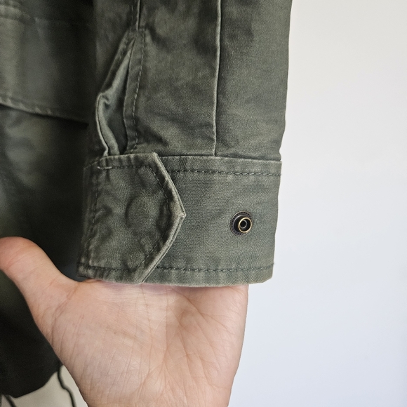 Abercrombie & Fitch women's long green jacket - Picture 7 of 10